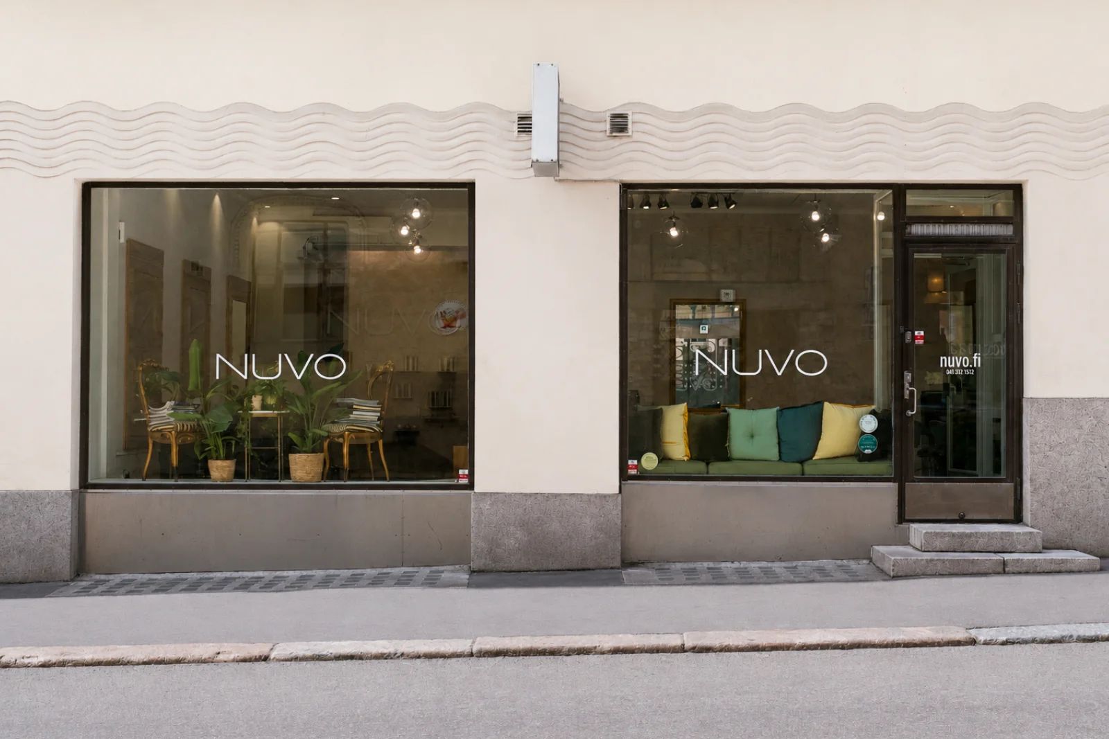 Nuvo Annankadun julkisivu Helsingissä